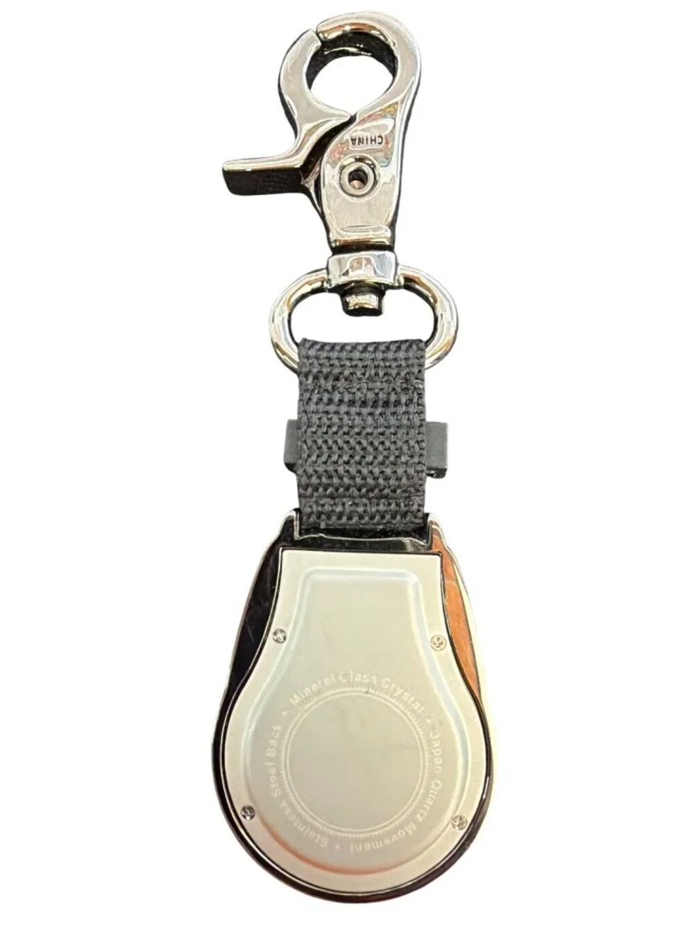 Cabelas Precision Compass Quartz Watch Keychain With Storage Box